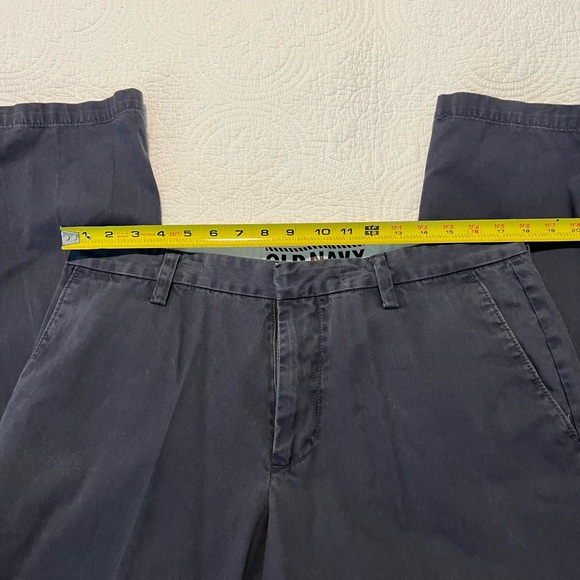 Men's Washed Navy/Gray Chino Pants~ - Picture 8 of 9